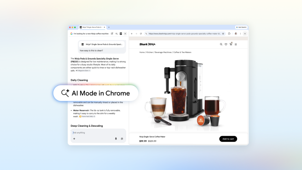 Google’s AI Mode in Chrome Finally Kills the Tab-Hopping Game